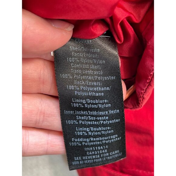 Merrell Mens Opti-Shell Opti-Warm Insulated Coat Long Sleeve Size L Red Full Zip - Picture 6 of 14